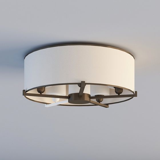 Elegant Minimalist Pendant Light 3D model