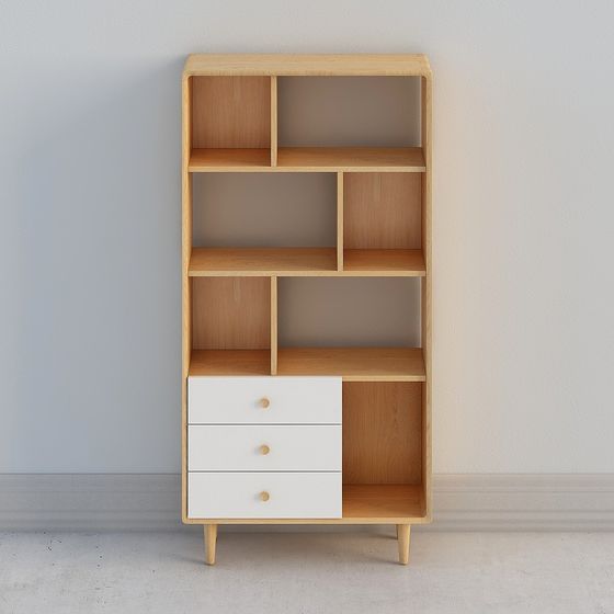 Urban Elegance Bookshelf 3D model