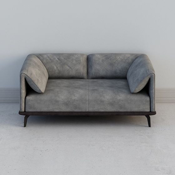 Modern Minimalist 3D Sofa Model
