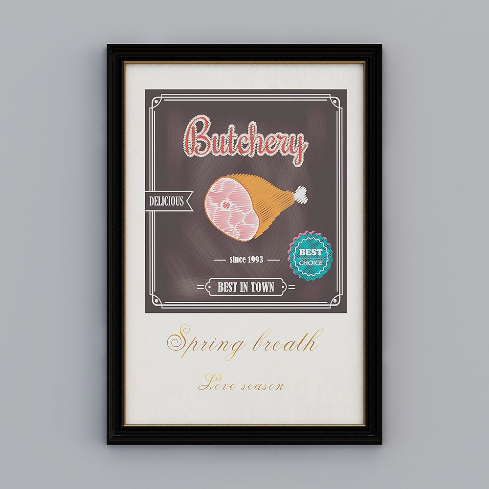 Kibaki European painting vertical black-encrusted gold 68.5x98.5cm red wine emcl-e-10