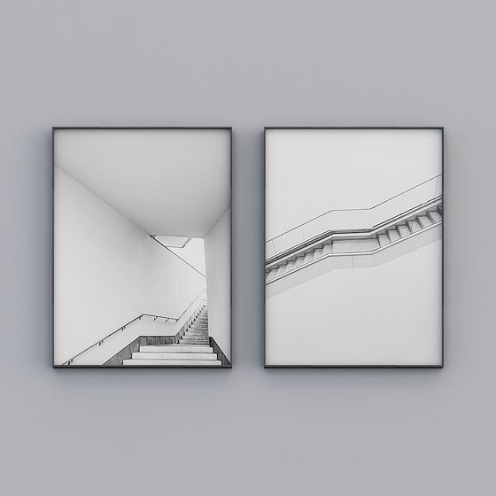 Staircase Duo 3D model