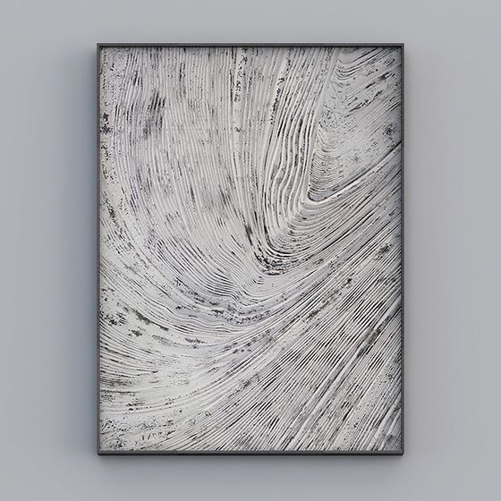 Abstract Line Art 3D Model for Creative Projects