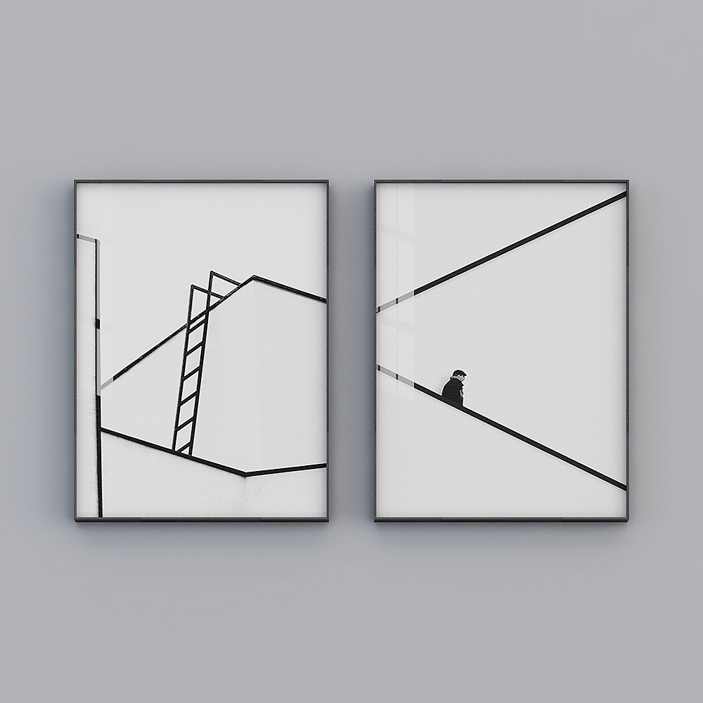 Painting Alliance - Modern Light Luxury Premium - Collage - Decorative Painting - SHLM190052