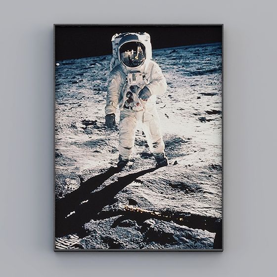 Astronaut on the Moon 3D model for Creative Projects