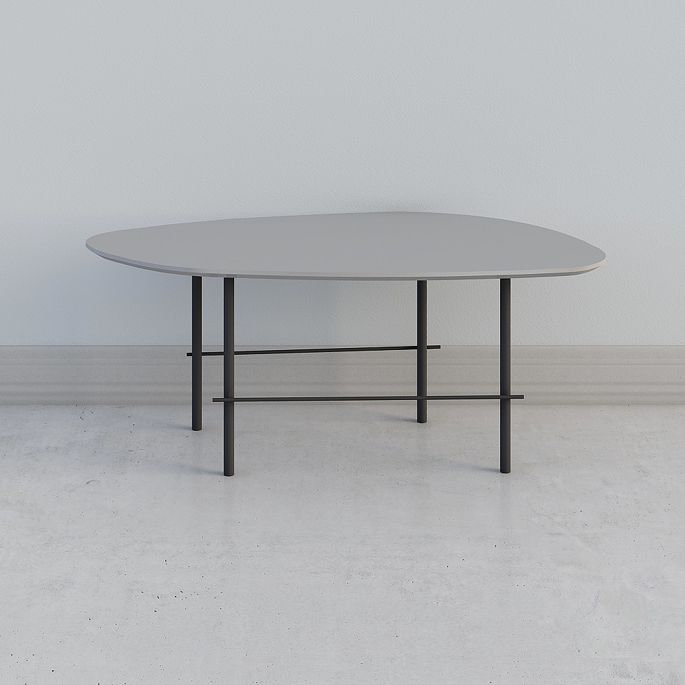 Elegant Oval Dining Table 3D model for Modern Interiors