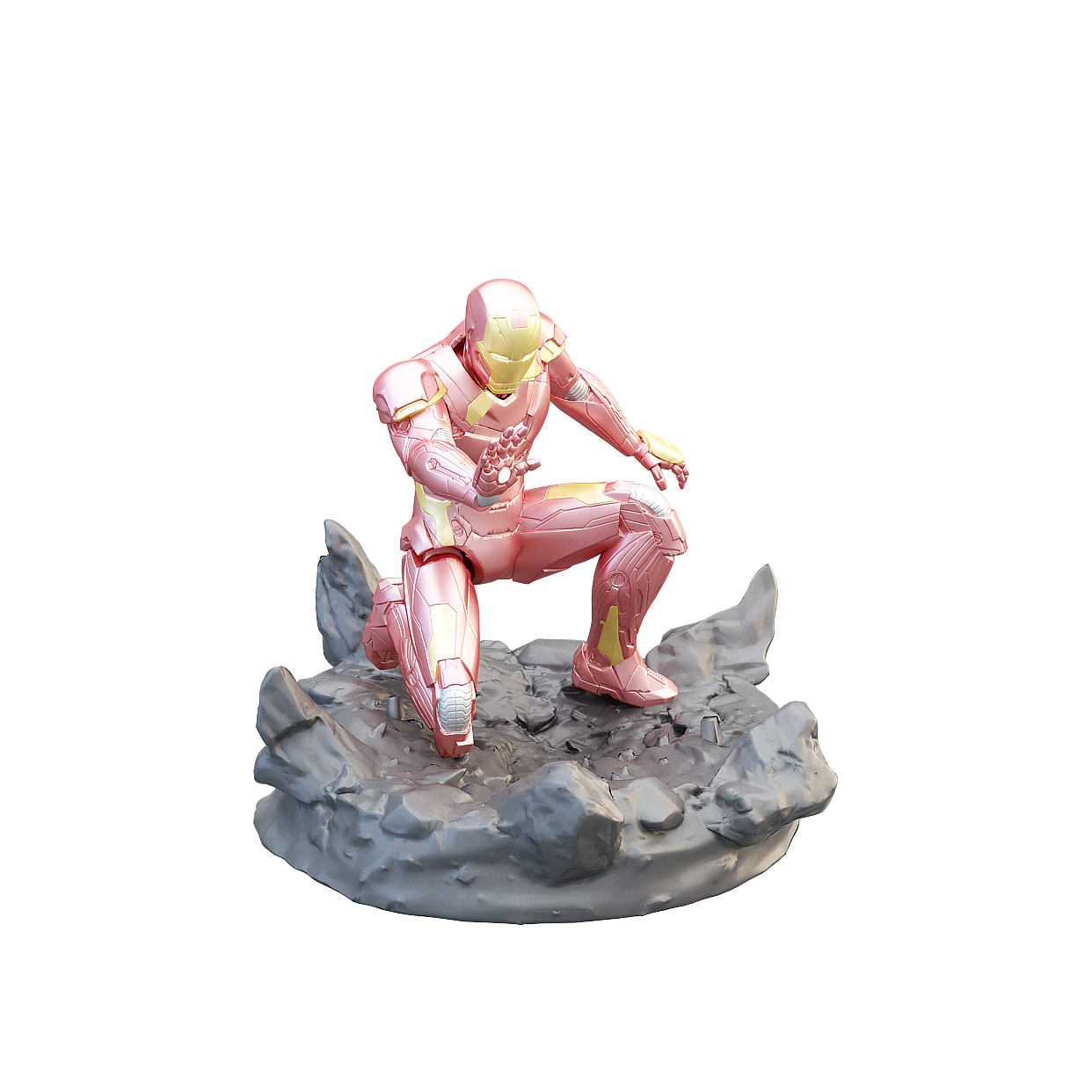 Asian Toys Black 3D Model – Matte Finish Playthings