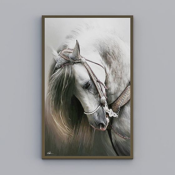 Elegant Arab Horse 3D Model for Creative Projects