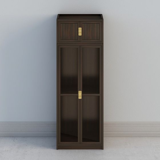 Vintage Storage Cabinet 3D Model