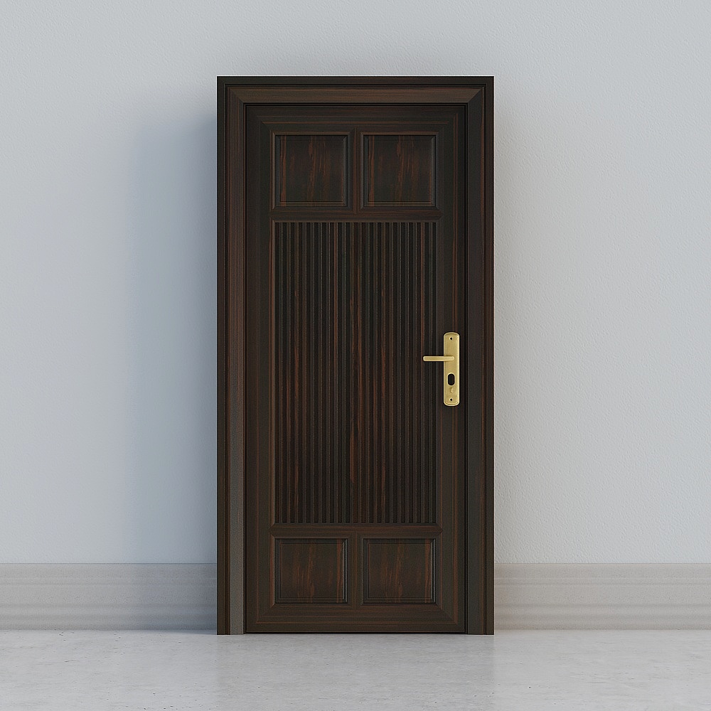 classic dark wooden door