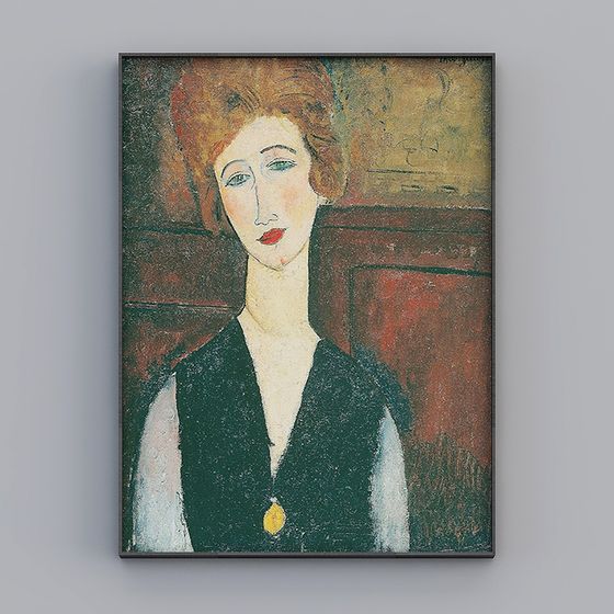 Impressionist Portrait 3D Model