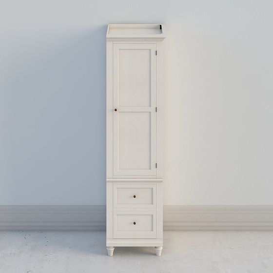 Elegant Storage Cabinet 3D model