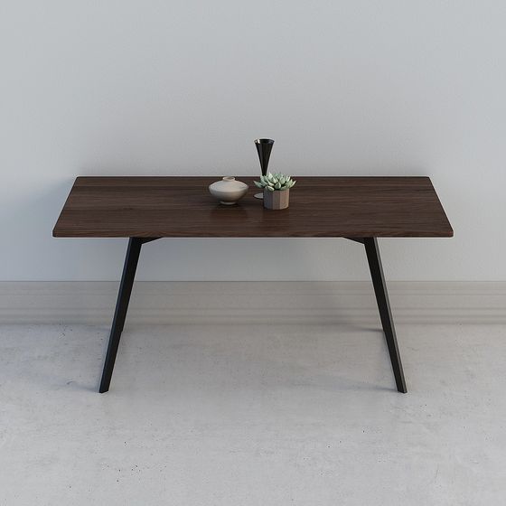 Urban Style Dining Table 3D model