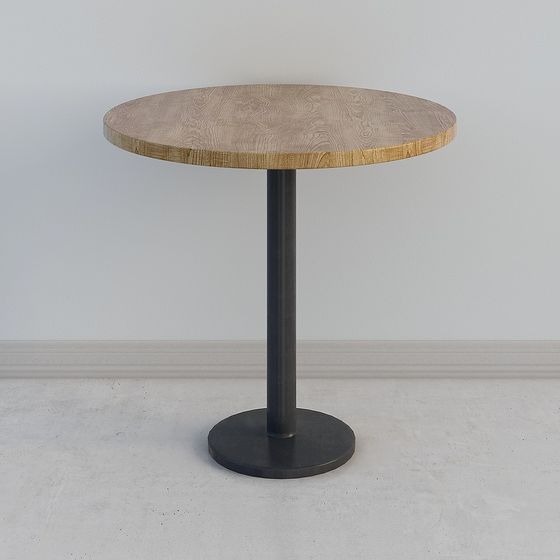 Low-Poly Round Table 3D model for Modern Interiors
