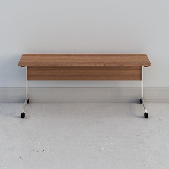 Low Poly Mobile Desk 3D model