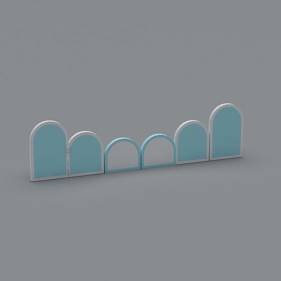 Modern Low-Poly Wall Panels 3D model