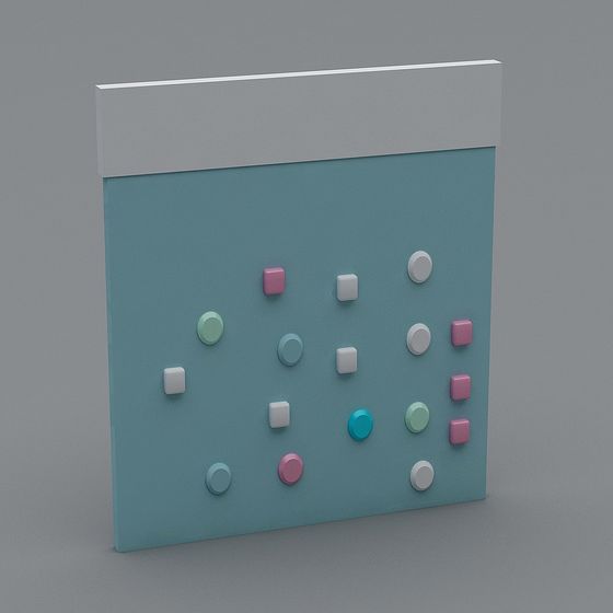 Futuristic Low Polygon 3D Model with High Detail