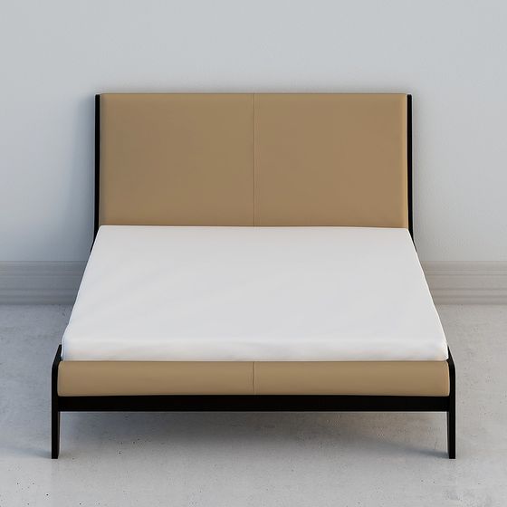 Stylish Bed Frame 3D model for Creative Projects