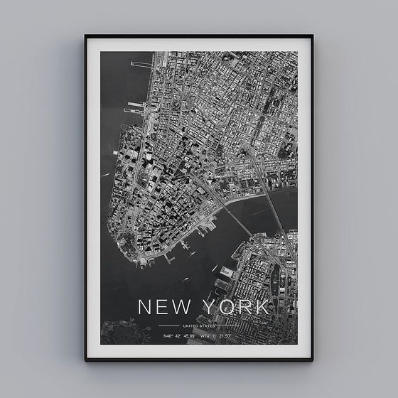 Vibrant New York City Skyline 3D model