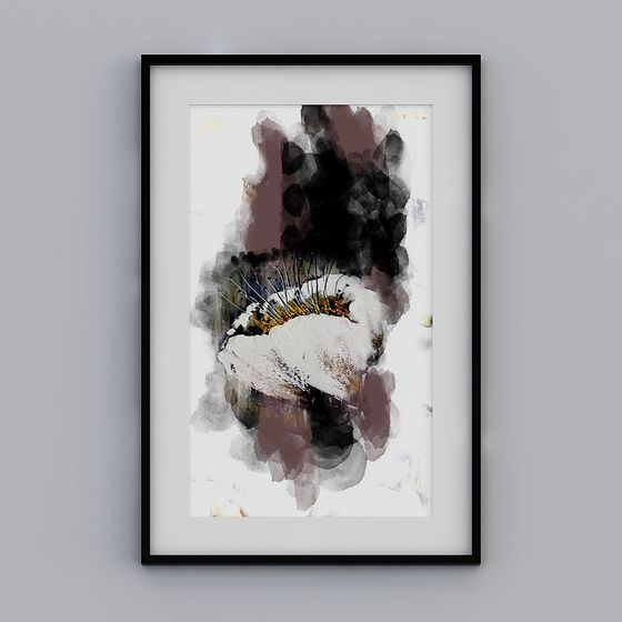 Abstract Floral 3D Model for Designers and Developers