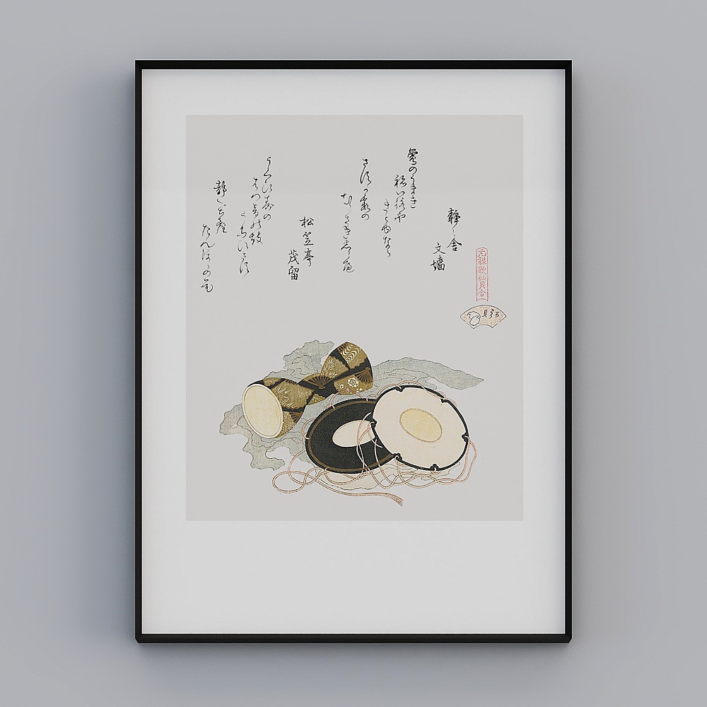 Japanese decoration painting Japanese restaurant murals living room crystal porcelain painting modern house japanese shop hanging painting bvrgz-jc-1