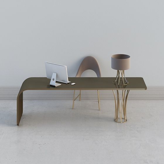 Urban Office Desk 3D model for Creative Projects