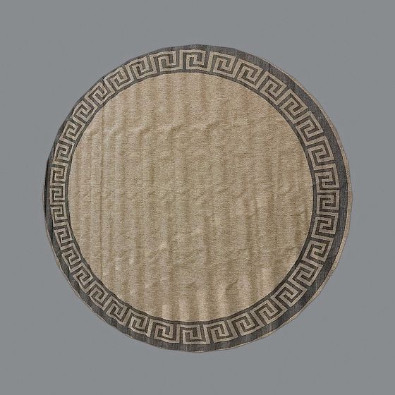 Grecian Border Rug 3D model