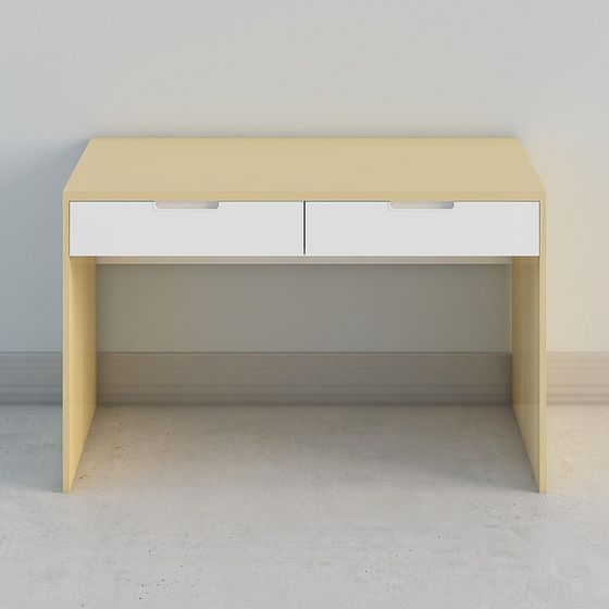 Minimalist Desk 3D model for Modern Interiors