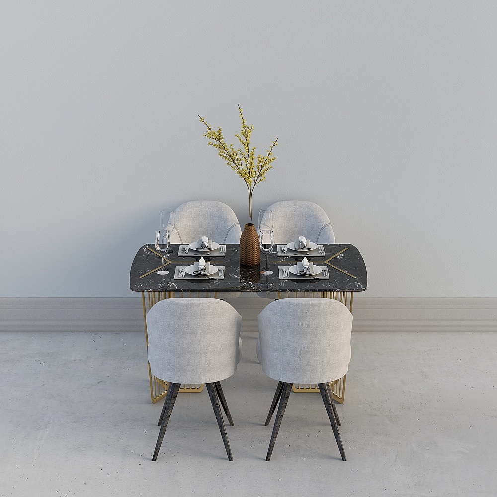 Modern Dining Sets,Gray