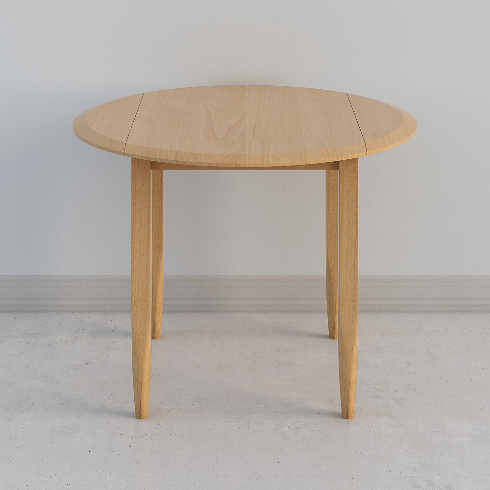 Folding round table -H03DT002