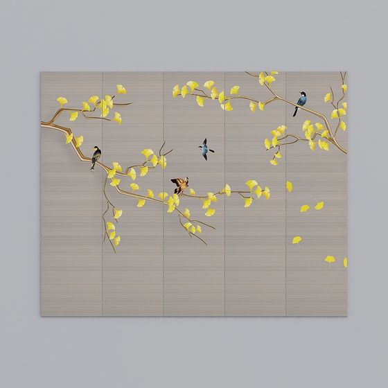 Autumn Branches 3D model