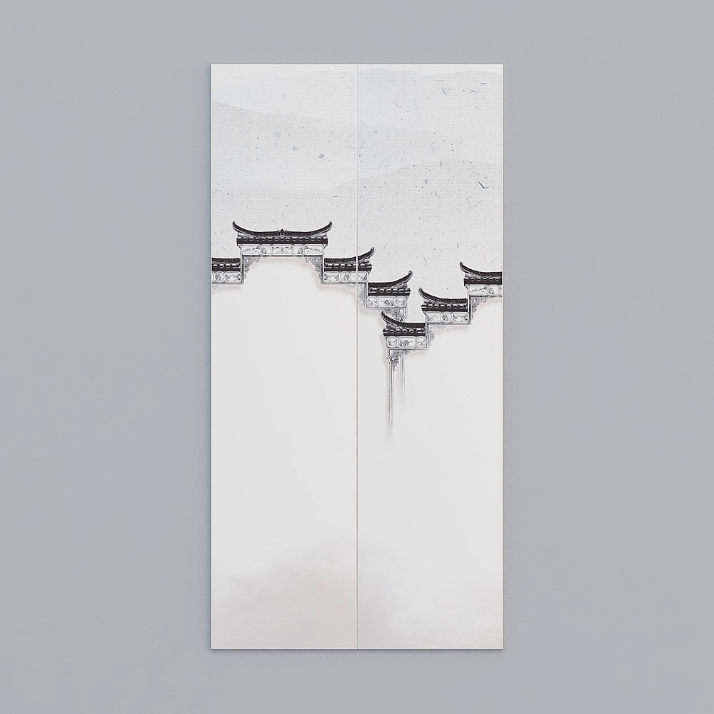 Ink Wash Jiangnan 3D Model