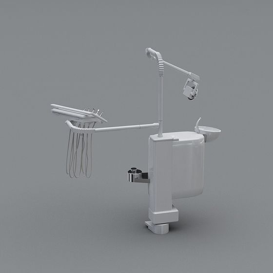 Stylish Dental Chair 3D model for Creative Applications