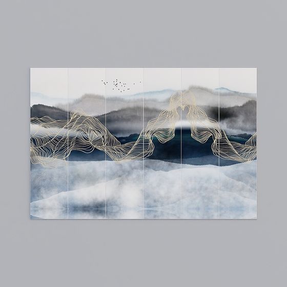 Dreamy Mountain 3D model for Creative Projects