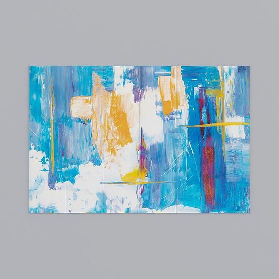 Abstract Gallery 3D model - A Fusion of Art and Technology