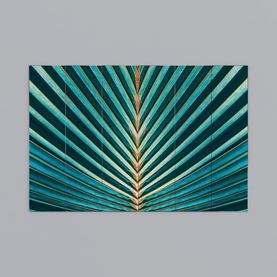 Tropical Palm Wall 3D model for Creative Spaces
