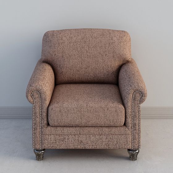 Chic Low-Poly 3D Sofa Model for Contemporary Spaces