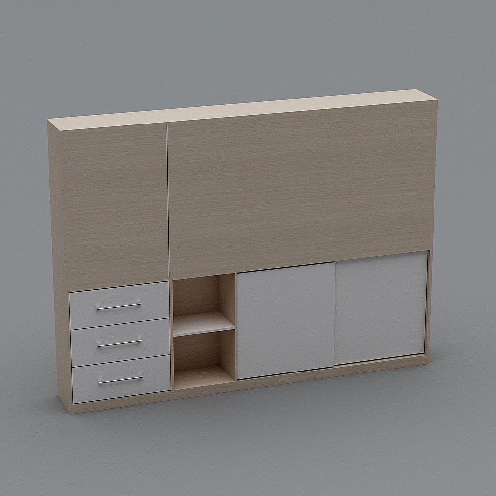 City Window Cabinet 3D model