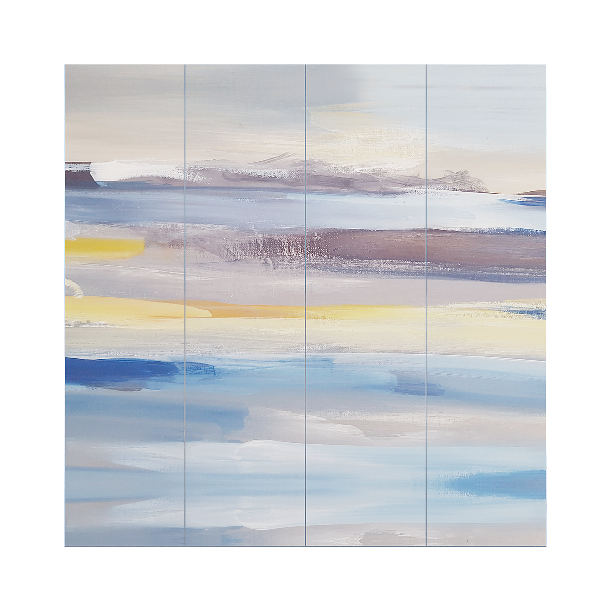 Abstract Coast 3D Model – Low-Poly Artistic Landscape