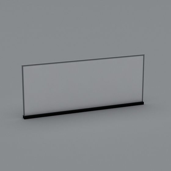 Minimalist City Billboard 3D model