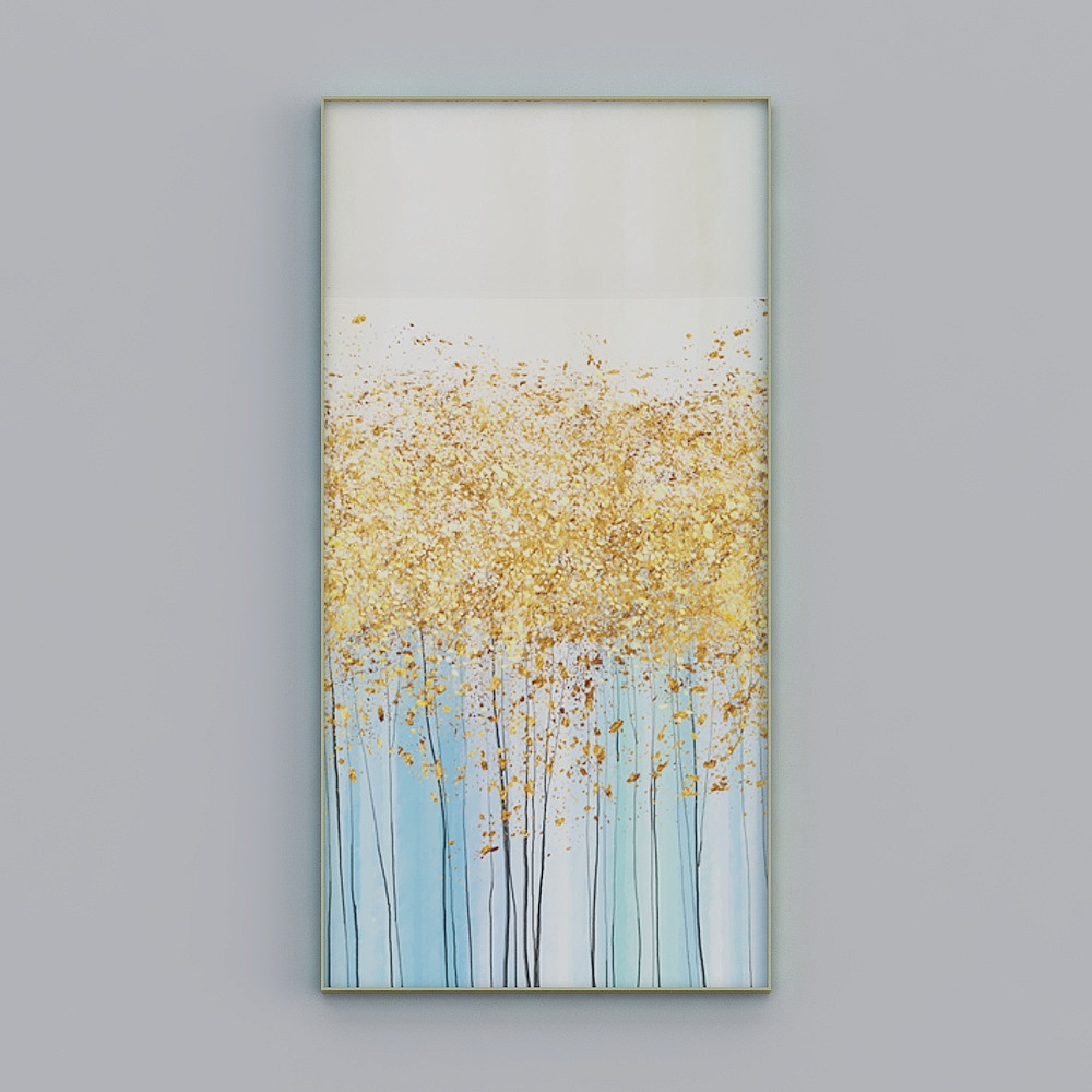 Decorative Alliance - Modern Light Luxury Premium - Single Vertical - Decorative Painting - SHLM190013