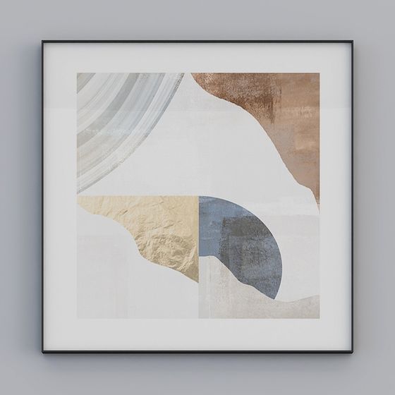 Abstract Art 3D Model - A Unique Decorative Gem