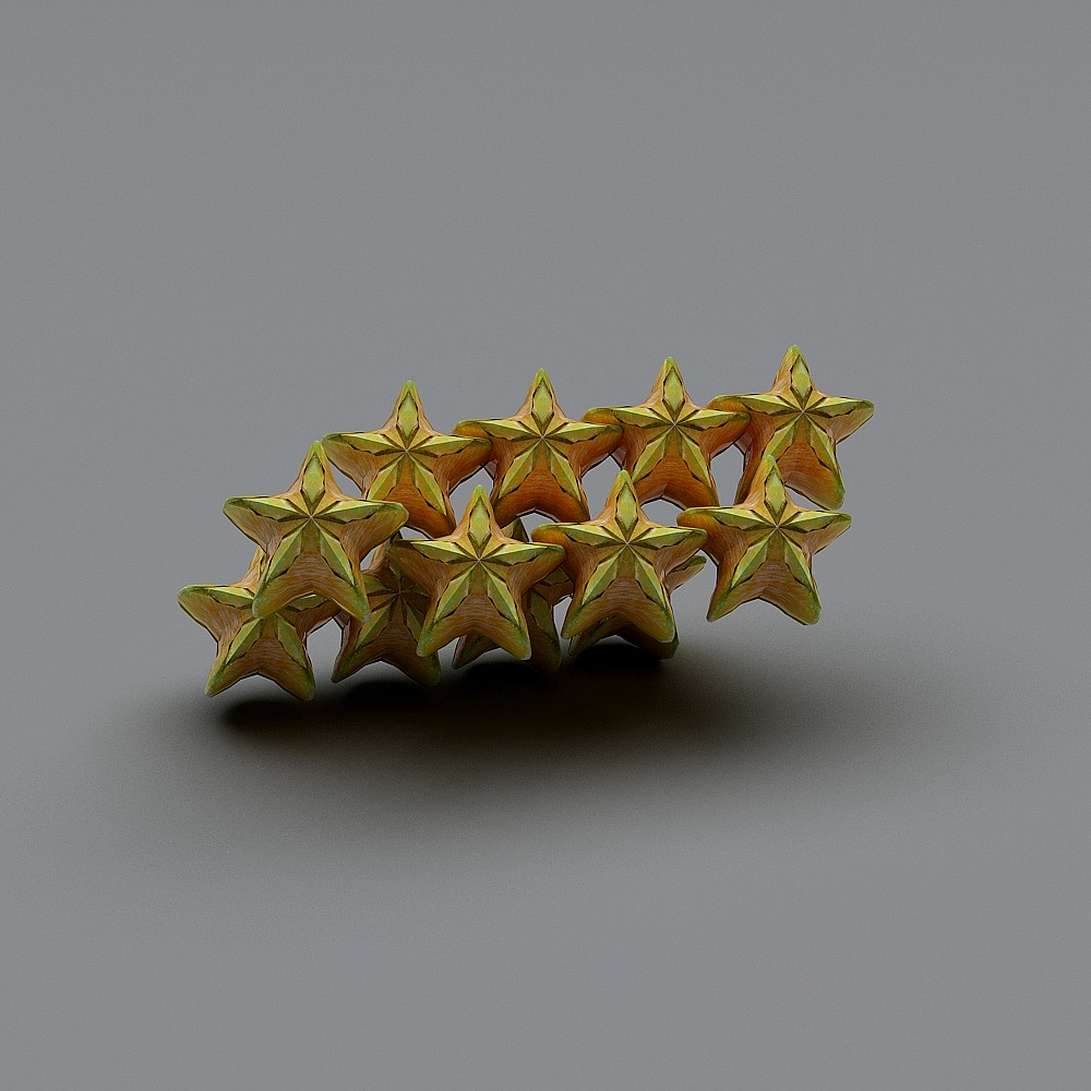 Star Cluster 3D model