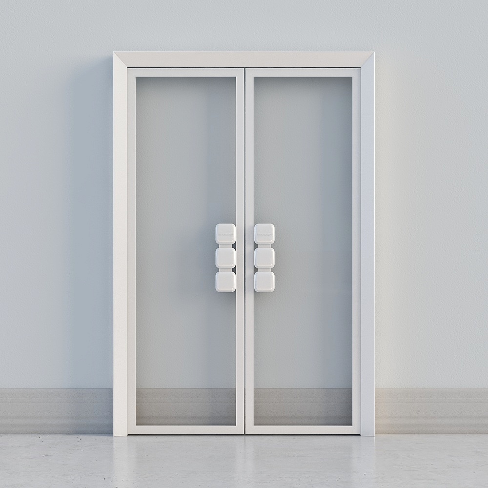 Urban Glass Door 3D model