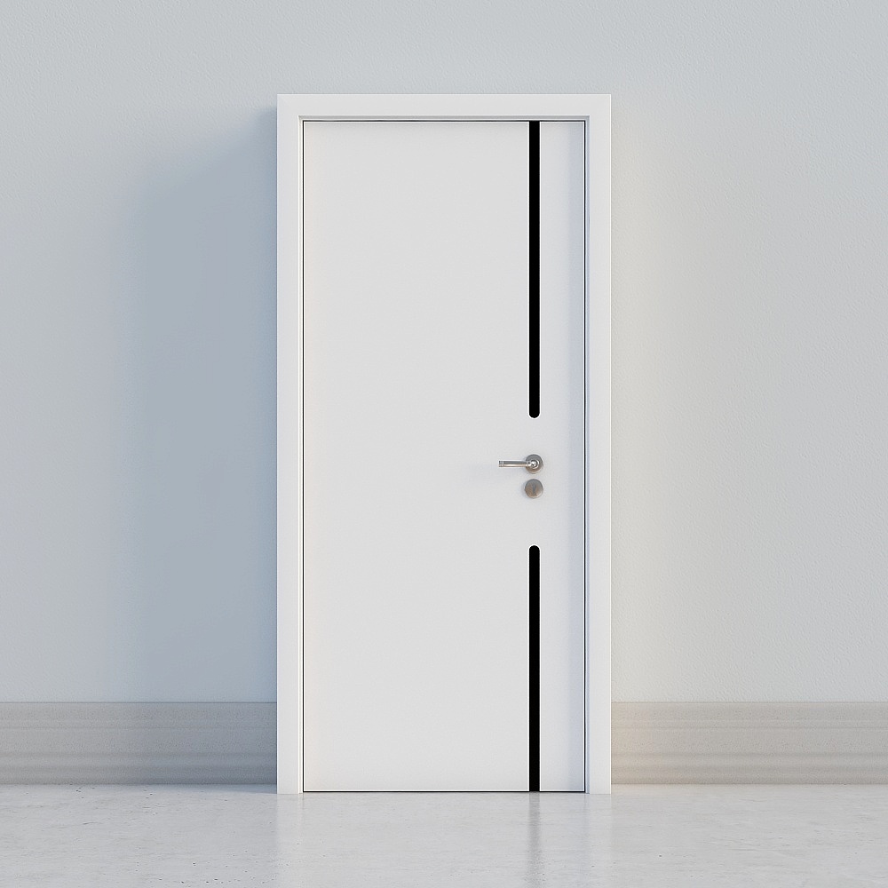 ประตูสีขาวมินิมอล