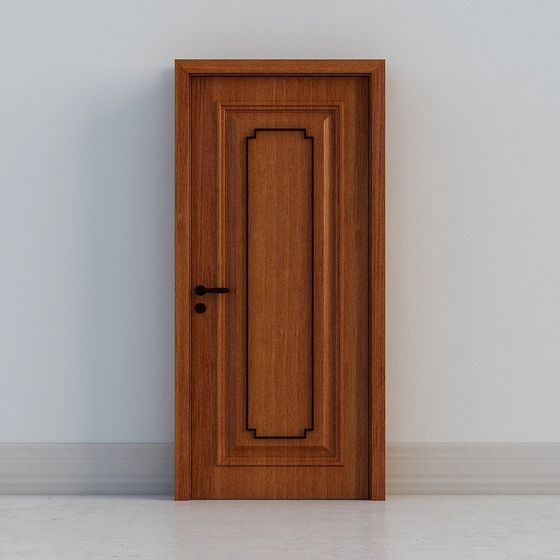 Vintage Wooden Door 3D model
