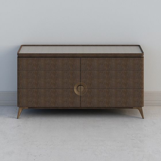 Mid-Century Modern Dresser 3D model