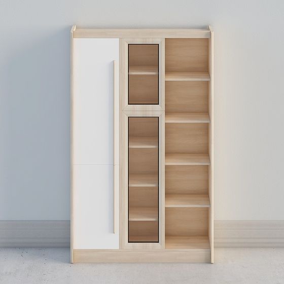 Minimalist Bookshelf 3D model