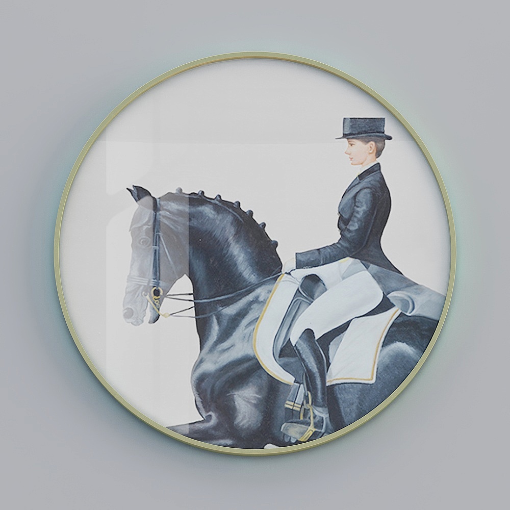 Decorative Alliance - Modern Light Luxury Premium - Single Round - Decorative Painting - SHLM190072