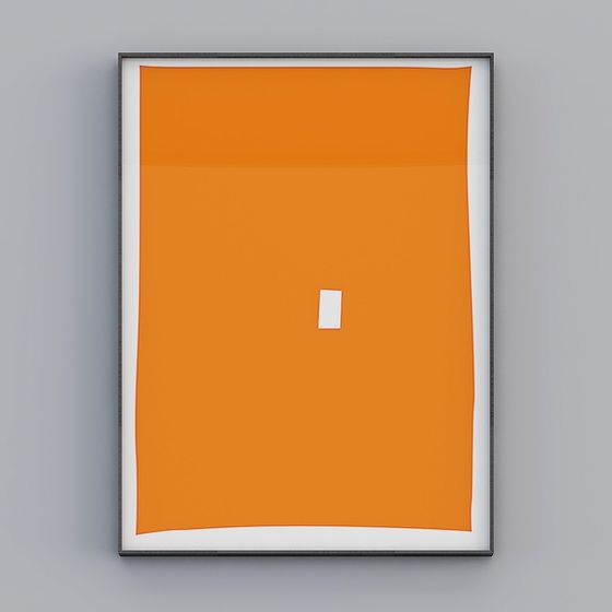 Stylish Abstract Frame 3D Model for Creative Projects