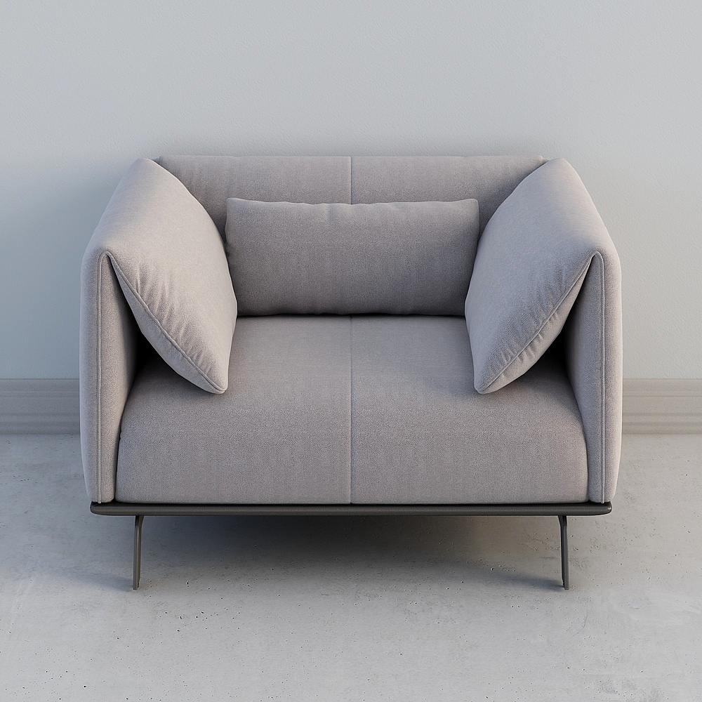 Urban Comfort 3D model Sofa in Modern Aesthetic